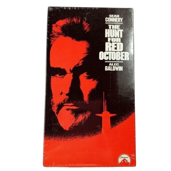 Hunt for Red October 1989 Movie New VHS Sean Connery Alec Baldwin - Picture 1 of 3